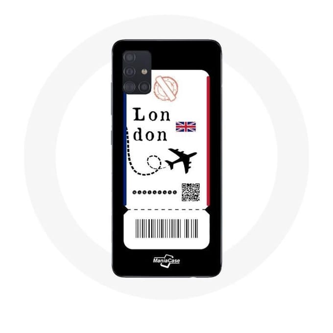 Samsung Galaxy A51 hoesje Londen vliegticket