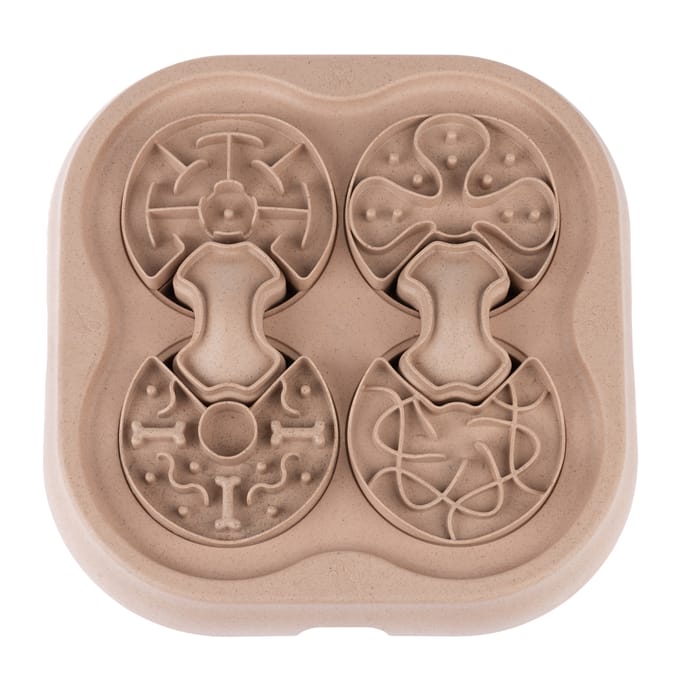 TIAKI Slim Speelgoed Trage Voedingspuzzel - L 34,8 x B 34,8 x H 5,7 cm
