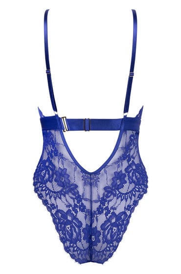Hunkemöller Private body open kruis Brandy Blauw
