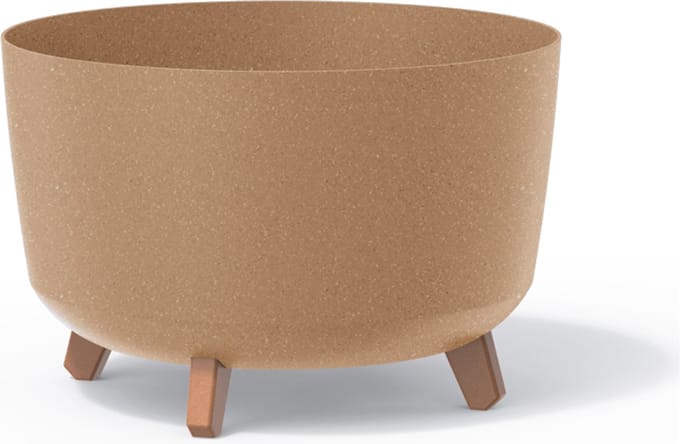 Prosperplast Gracia Standard Eco Wood - Bloempot - Naturo kleur |21,5L
