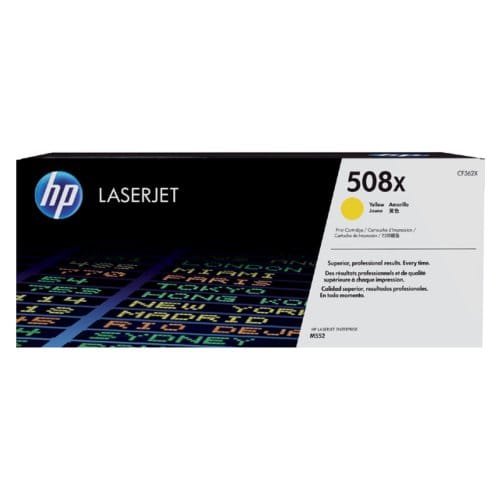 Tonercartridge hp cf362x 508x geel