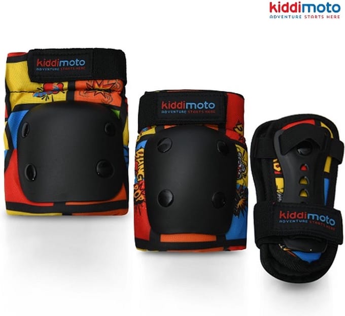 Kiddimoto Padset - Comic - Bescherming - Voor kinderen - Medium