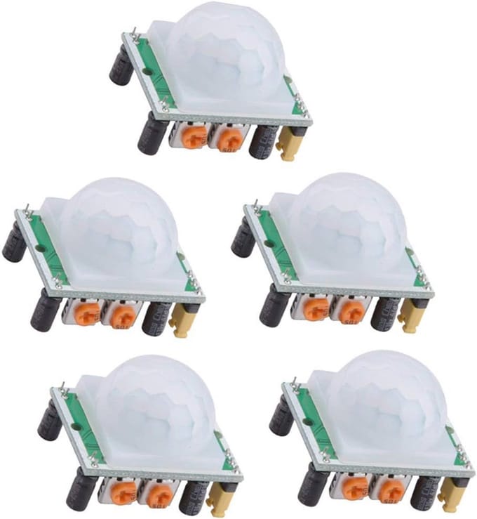 5 Stuks PIR Infrarood Bewegingssensor voor Arduino en Raspberry Pi