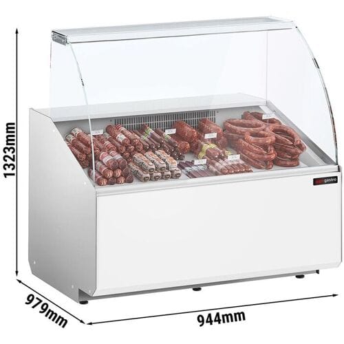 GGM Gastro Kühltheke - 1000mm - Frontblende Weiß
