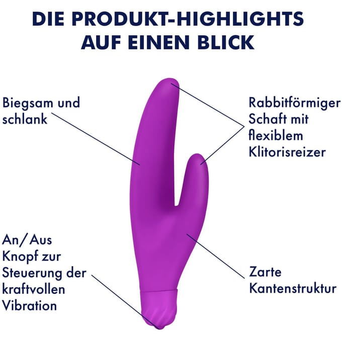EIS mini rabbit van siliconen (13,5cm)