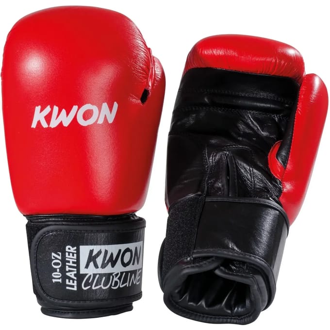 Leren bokshandschoenen Kwon Clubline Pointer