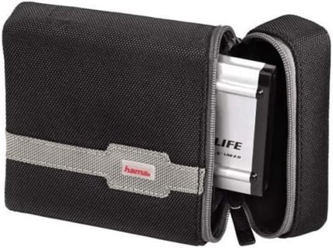 Hama Universele tas voor externe 2,5â?? harde schijven zwart/grijs