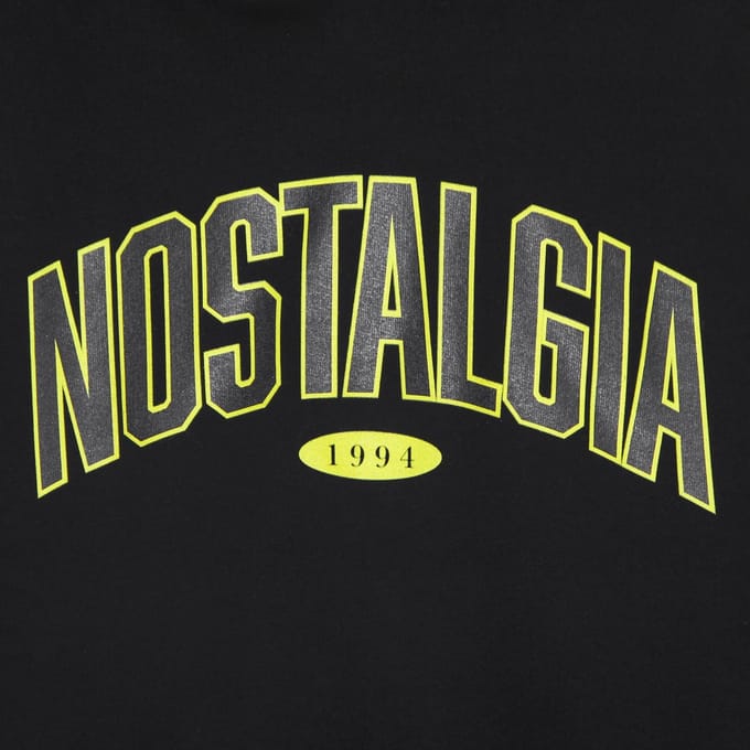 College-hoodie voor heren zwart