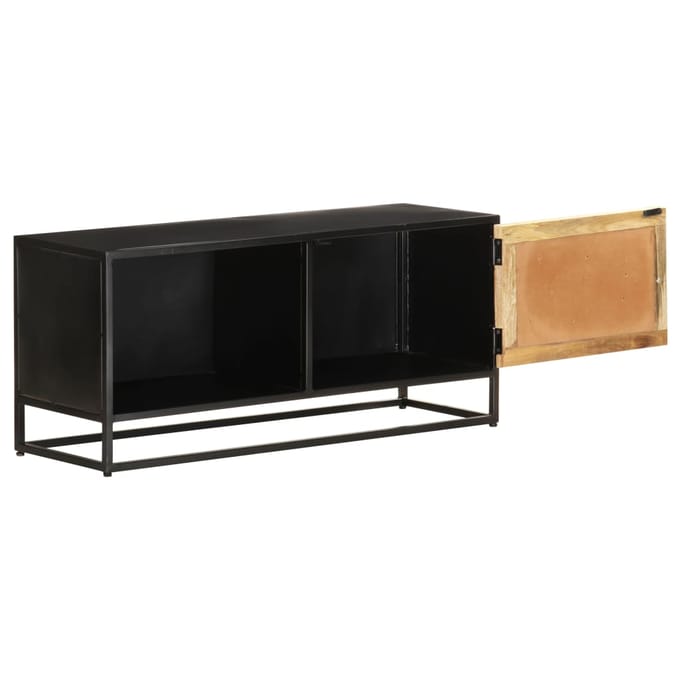vidaXL - Tv-meubel - 90x30x40 - cm - ruw - mangohout