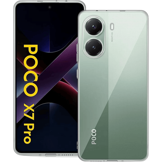 Mobilize POCO X7 Pro TPU Hoesje Transparant