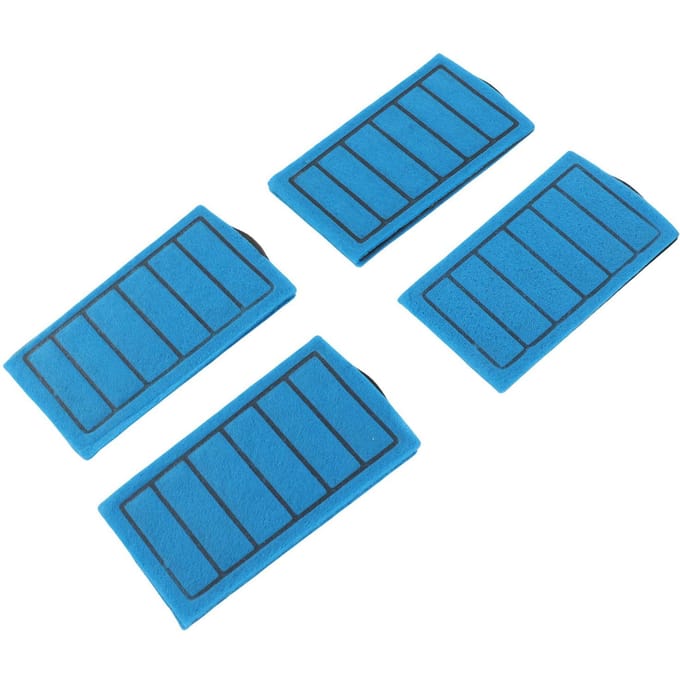 4 stuks Blauwe Filterpatronen Aquarium Schildpaddentank Koolstoffilter Element Vervanging blue