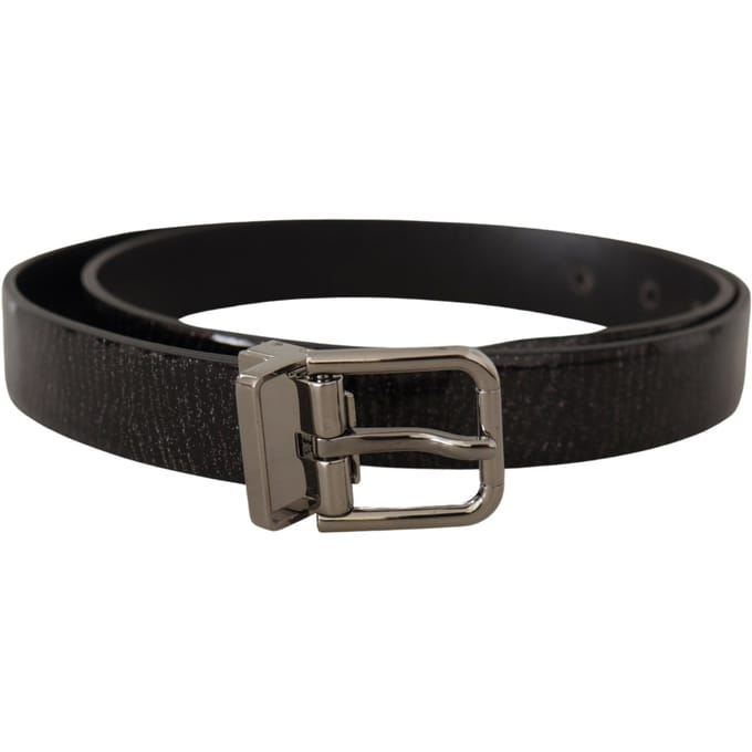 Zwarte Leren Riem Bel8473