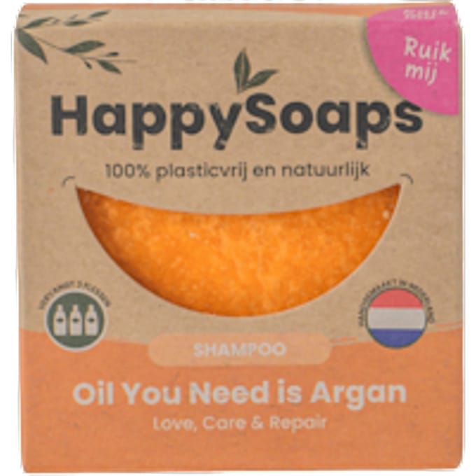 HappySoaps – Shampoo Bar Oil You Need Is Argan – 70 gr