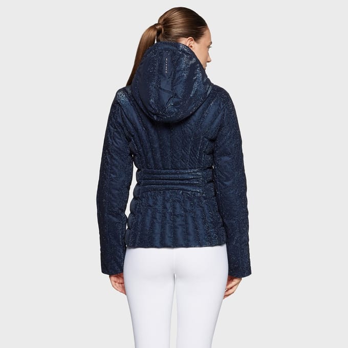 Samshield FW25 COURCHEVEL-ICE PRINT PUFFER- NAVY -L