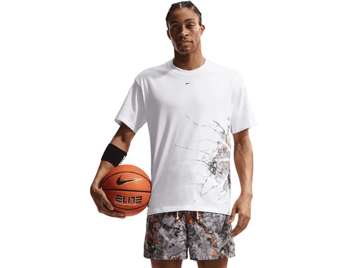 Nike Basketball T-shirt Wit K100