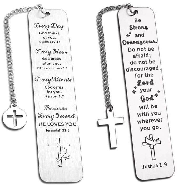 Dailygoods- Bladwijzer 2 Stuks - Christelijke Bladwijzers