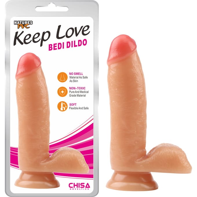 Realistische Dildo met zuignap - 17 cm