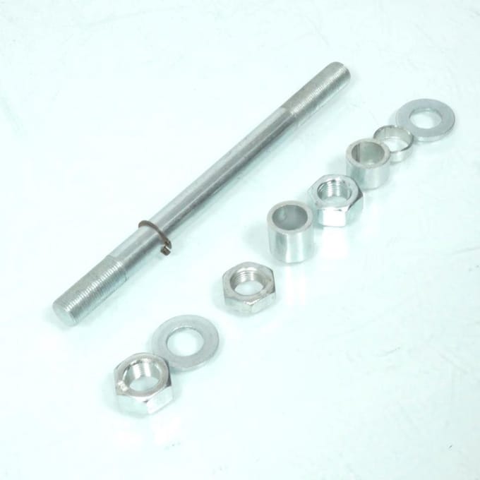 Axe roue avant RSM pour Mobylette Peugeot 50 Fox Neuf