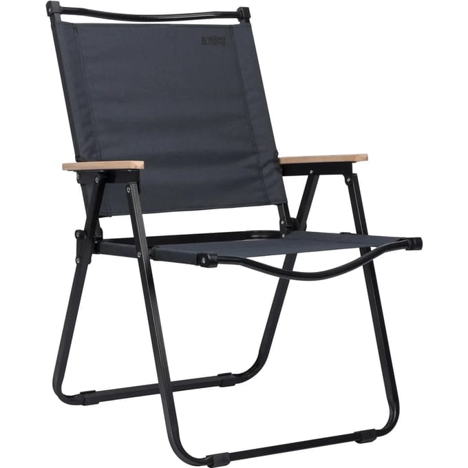 Abbey Camp Campingstoel Opvouwbaar - 62 x 54 x 85 cm - Grijs
