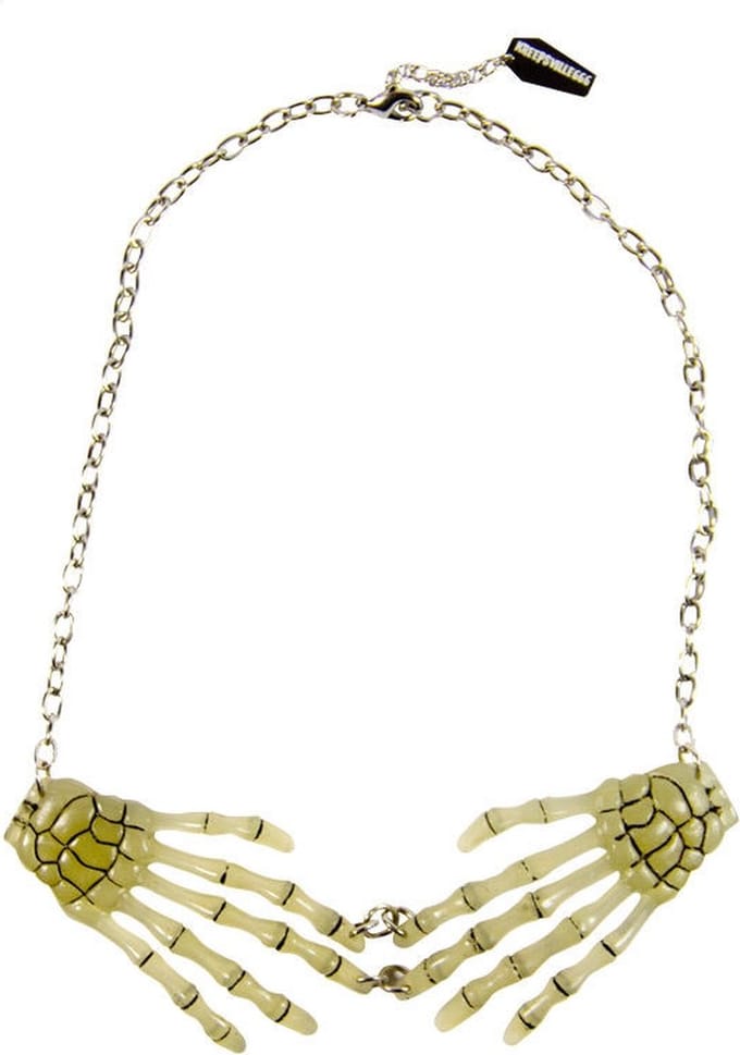 Ripper Merchandise LTD - KF - Fluorescerende skelet handen ketting