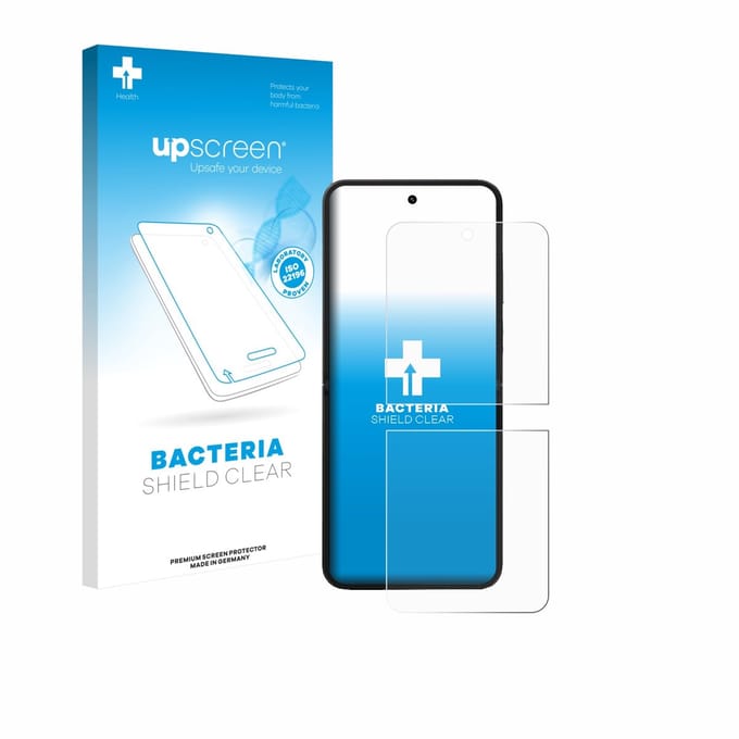 upscreen - Screenprotector voor Xiaomi MIX Flip 2 - Folie Beschermfolie transparant antibacterieel
