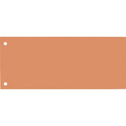 Scheidingsstrook Oxford smal 240x105mm 190gr oranje 100 stuks
