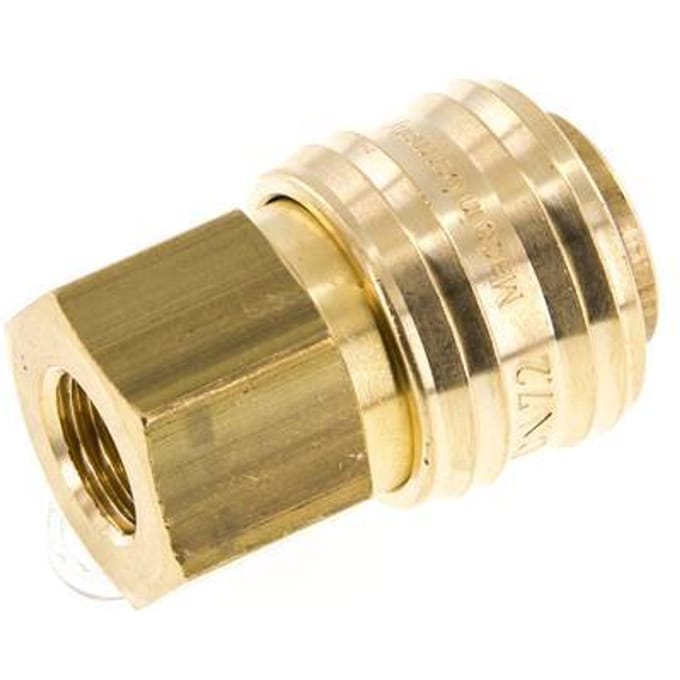 Messing DN 7.2 (Euro) Luchtkoppeling Snelkoppeling G 1/4 inch Binnendraad FKM
