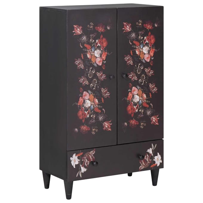 vidaXL - Opbergkasten - Multikleur - 60 - x - 33,5 - x - 100 - cm - Massief - Mango - Hout