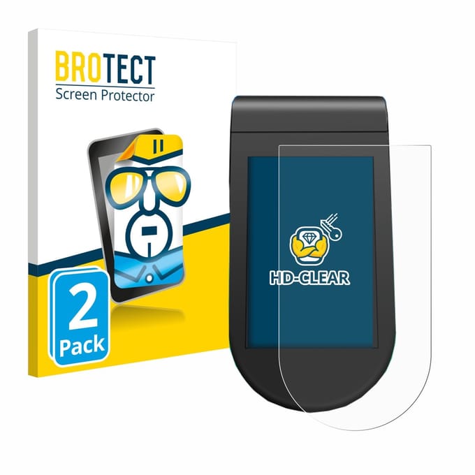 BROTECT - Screenprotector voor SoFlow SO4 Pro MAX - Folie Beschermfolie transparant 2 Stuks