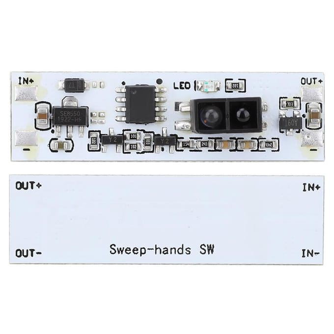 Handbewegingssensor Schakelmodule 524VDC voor Kast Kledingkast LED-verlichting black
