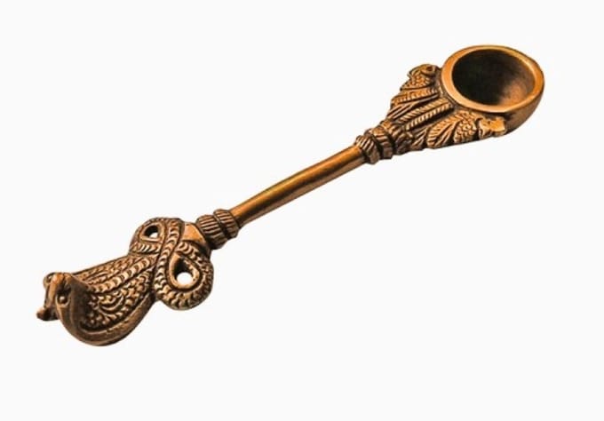 Dhoop lepel koper