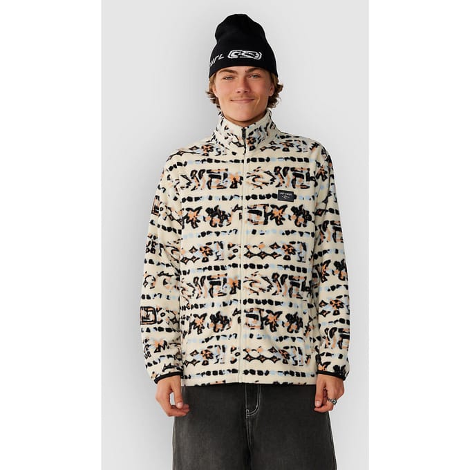 Rip Curl Sessions Polar Fleece - Vintage White