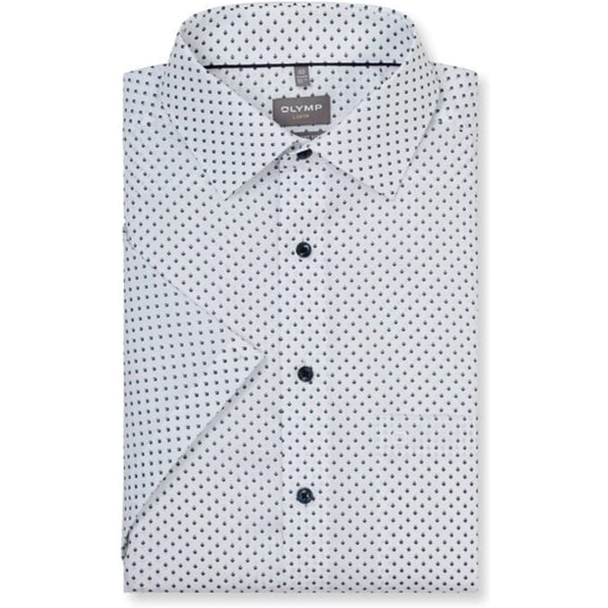 OLYMP Luxor Overhemd, Comfort Fit, New Kent, Wit