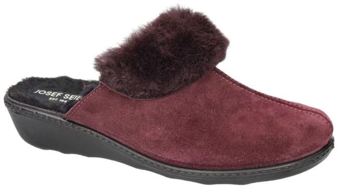 Josef Seibel -Dames - aubergine - pantoffels - maat 40