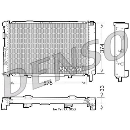Motorradiateur  DENSO DRM17064