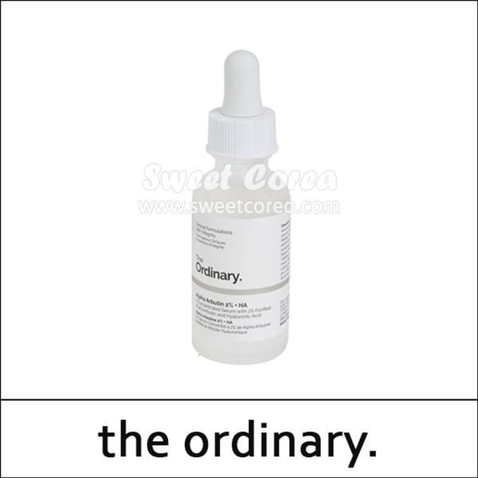 [the ordinary.] (oy) Alpha Arbutin 2% + HA 30ml / (cu) white
