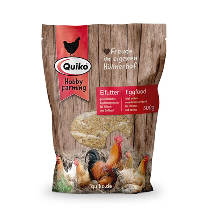Dubbelpak: 2 x 500 g Quiko Hobby Farming Eivoer Vogel