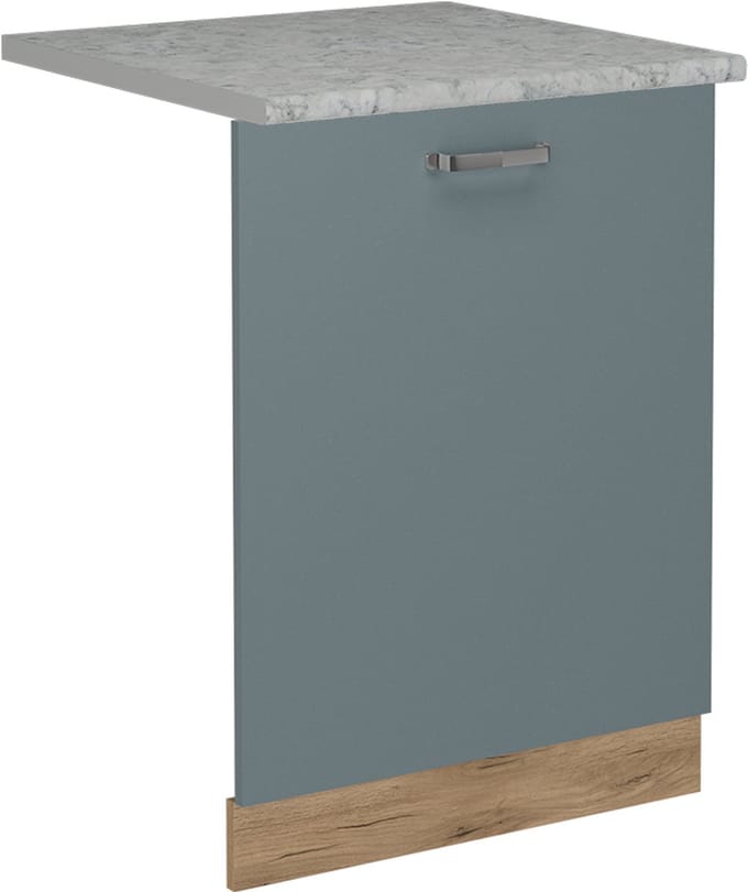 Vicco R-Line Vaatwasserfrontpaneel – 60 cm, WB Marmer Blauw-grijs