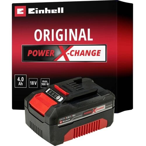 Einhell 4.0 Ah Accu - Power X-Change - 18 V/Li-Ion - Max. vermogen: 900 W - Active Accu Management Systeem