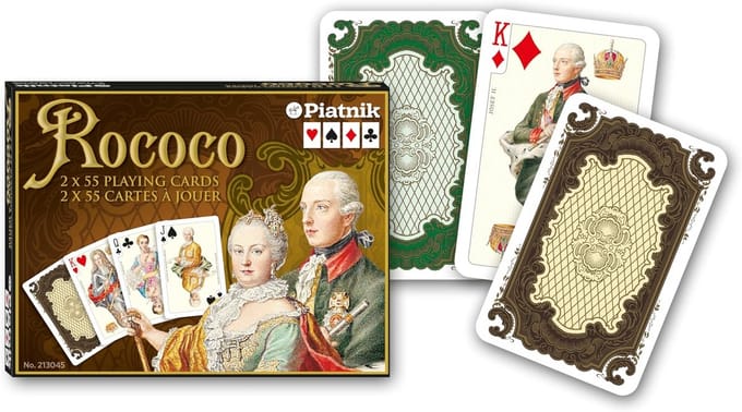 Luxe Speelkaarten Dubbeldek - Klassiek Rococo Ontwerp