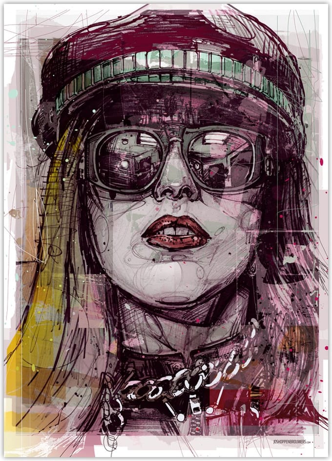 Lady Gaga poster 50x70 cm