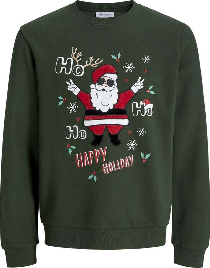 JACK&JONES - JJCHRISTMAS SWEAT CREW NECK XMAS - Heren - Sweaters