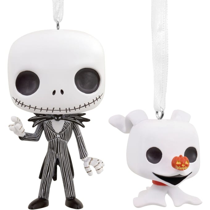 Hallmark Funko POP! The Nightmare Before Christmas Ornaments - 2 Pack Jack & Zero