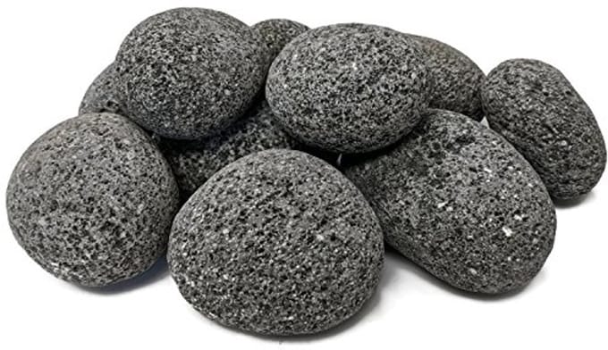 Lava Stenen voor Gas Vuurkorven en Haarden - Large (2" - 3")