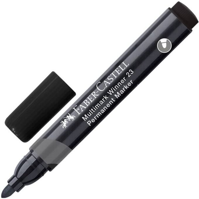 Faber-Castell Multimark Winner 23 Permanente Marker Zwart