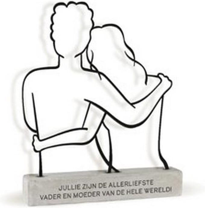Metal Art Deco - Vader en Moeder