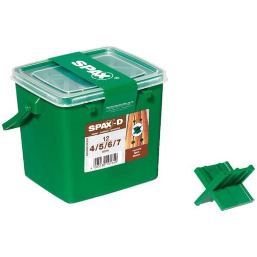 Spax-D afstandshouders 4,5,6 en 7mm (12 Stuks)