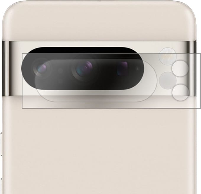 Camera Lens Protector - Geschikt voor Google Pixel 8 Pro - Extra Sterk - Gehard Glas - Camera Screenprotector - Beschermglas - Tempered Glass - Screen Protector