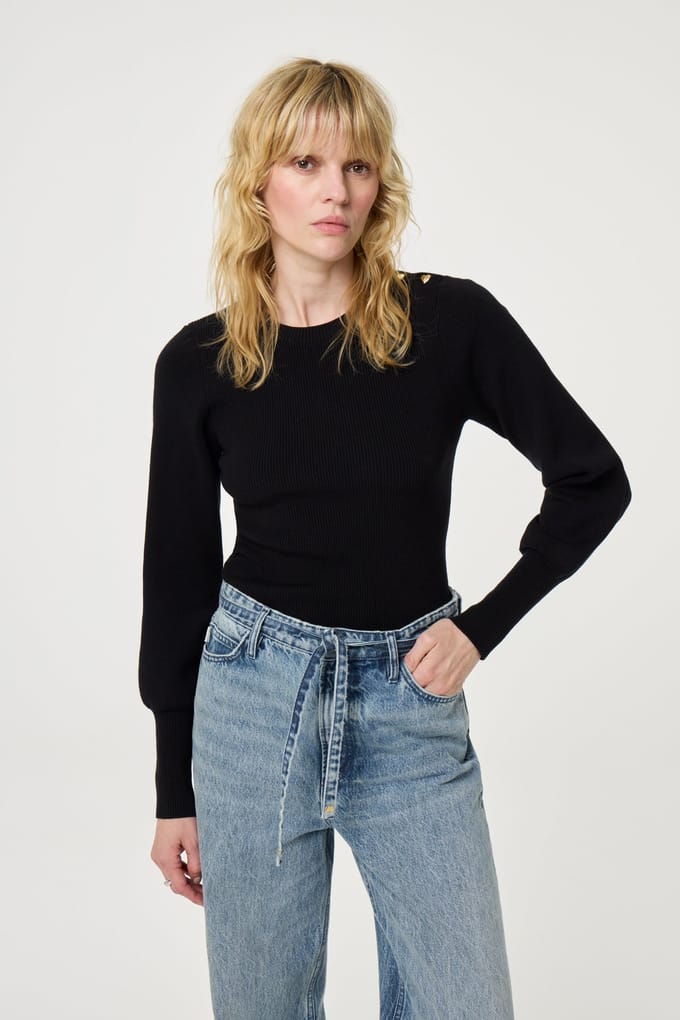 Fabienne Chapot Lillian Pullover Black Maat: L | Sweaters Outlet | Dames | Zwart