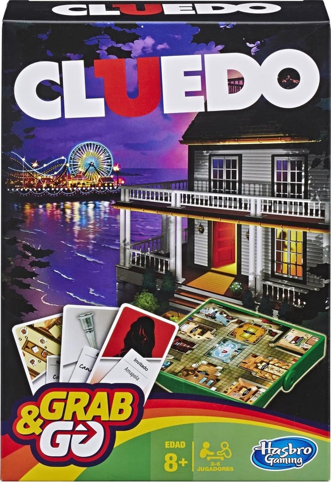 Bordspel Hasbro Cluédo Edition Travel Game (FR)